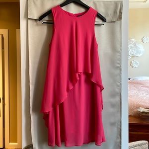 Ralph Lauren Pink Ruffle Layered Dress 12P